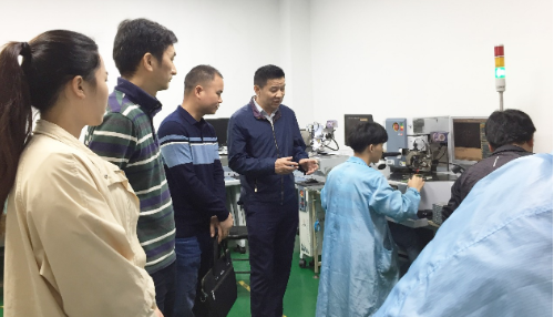 深圳分公司陪同政府園區(qū)赴電子材料加工投資選址項目方對接考察，加強協(xié)調聯(lián)動，創(chuàng)新合作模式