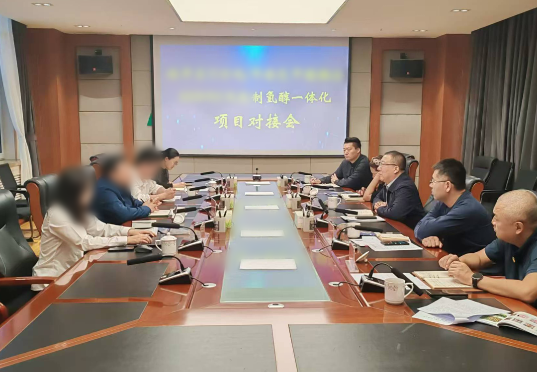 投資額超50億！新能源制氫醇一體化投資選址項目方實地考察內蒙古某地方政府